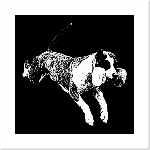 Working Pit Bull Wall Art by childofthecorn